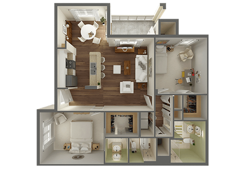 Loran Floor Plan at Heritage Cove, Stuart
